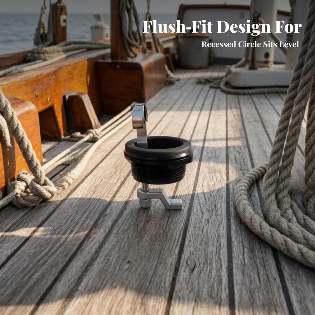 Floor Lock Buckle Easy to Operate Hardware Long-Lasting for Yachts