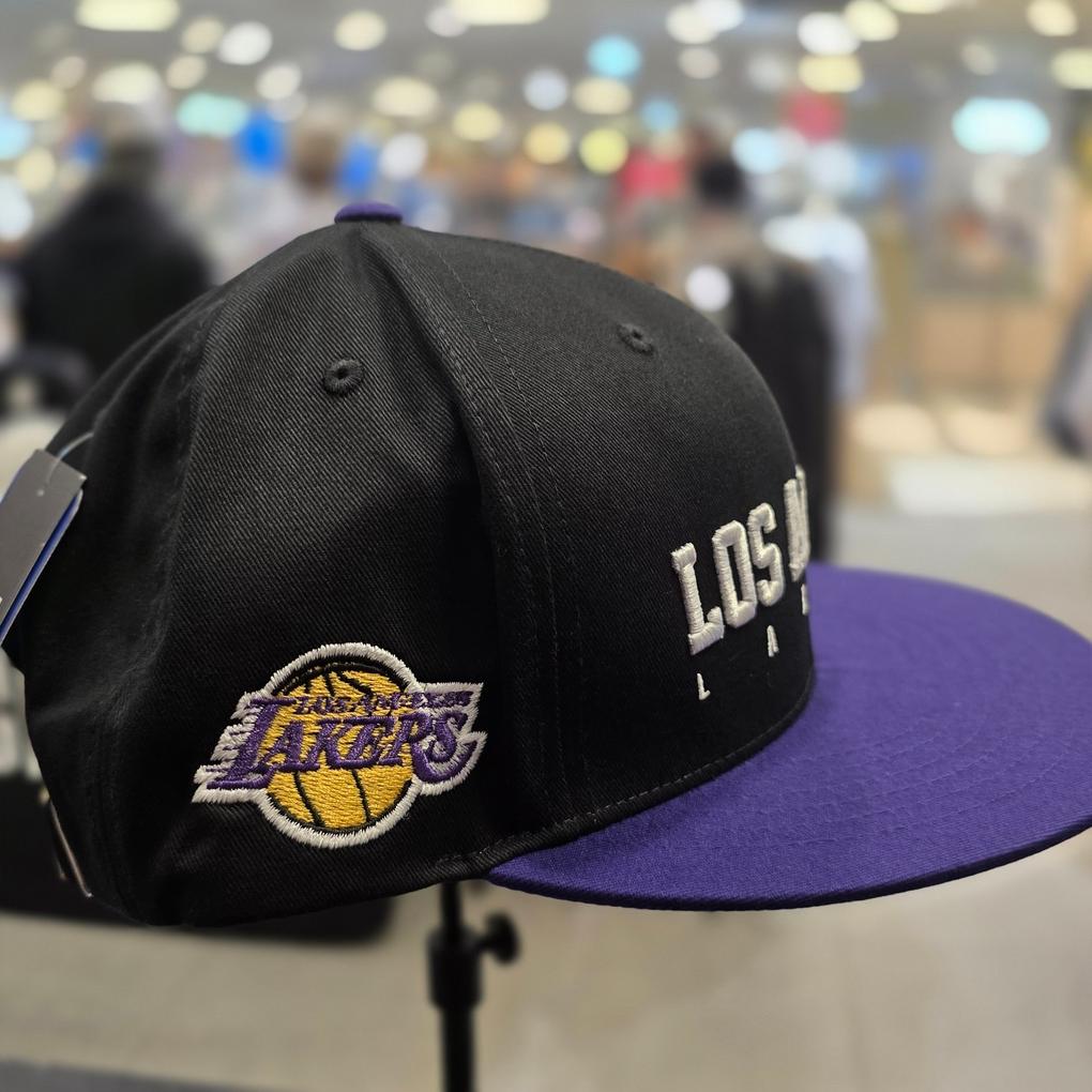 NBA NBA LAL Big Lettering Authentic Snapback N255AP641P