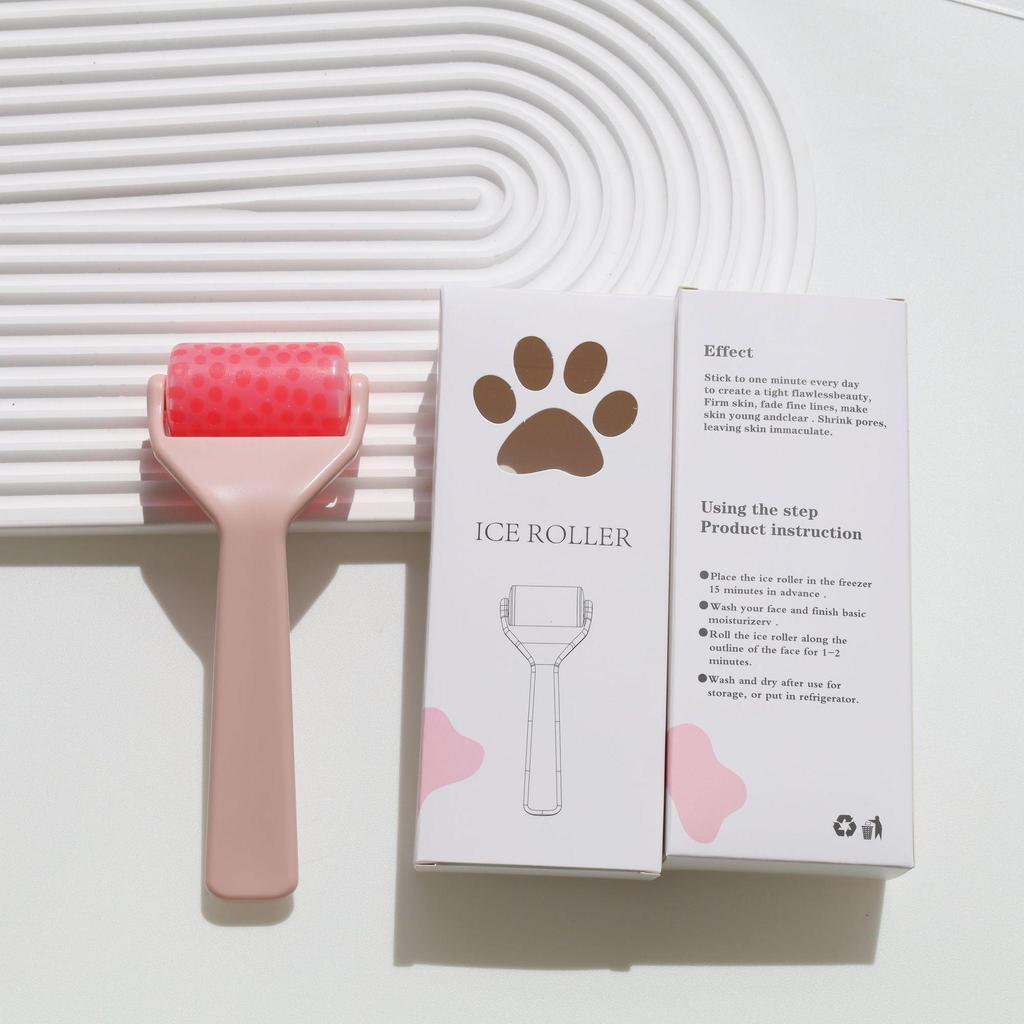 Handheld Facial Ice Roller: Beauty Massager & Lifting Cold Compress Tool