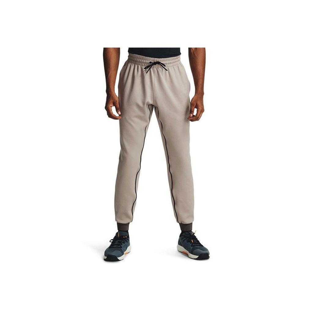 Under Armour Casual Breathable Training Joggers Men Bottoms Brown 1357078-200