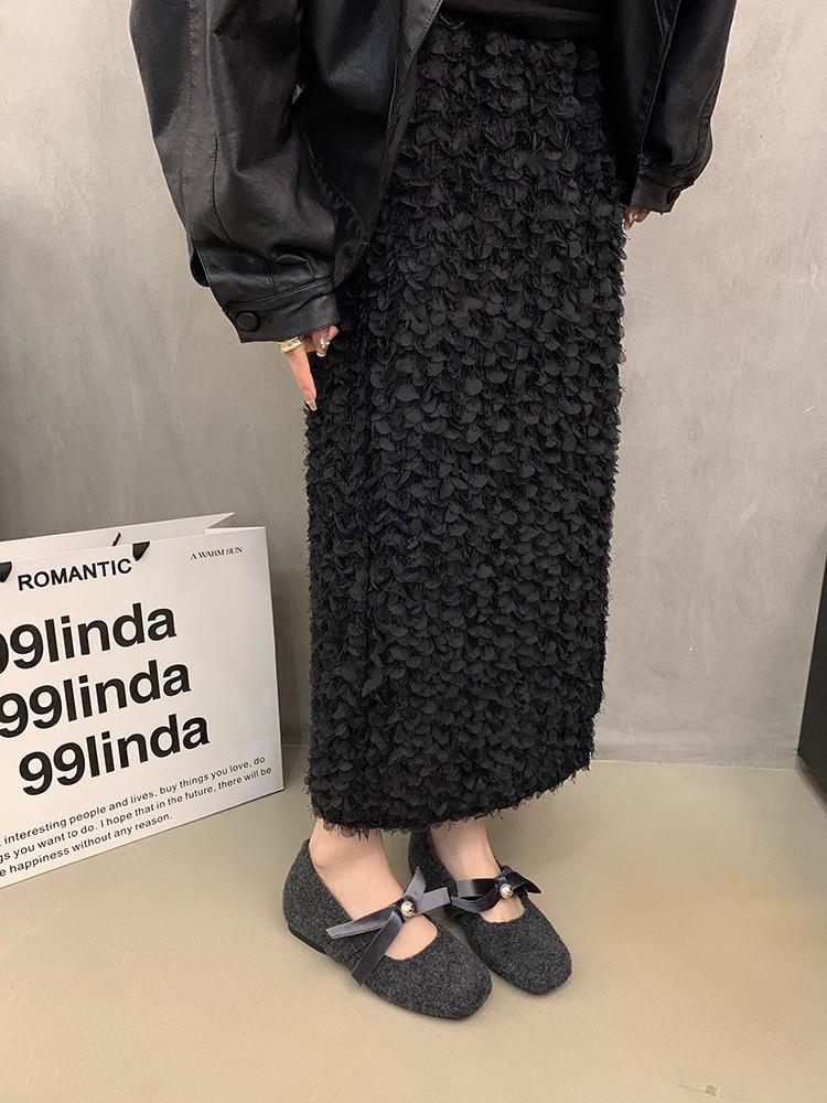 Нежные туфли Мэри Джейн Зимний темперамент Элегантный бант Сказочные женские флисовые туфли 35