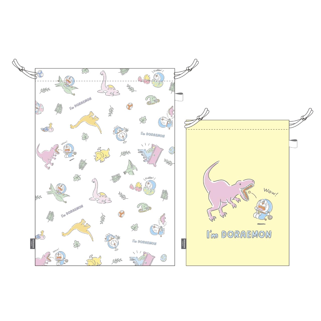 Zowie Doraemon Multi Drawstring Bag Set 2495 I m (Dinosaur)