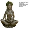 Tree Woman Figurine Resin Meditating Yoga Zen Pose Statue Tree of Life Mystical Creature Decorative Ornament for Home Living Room