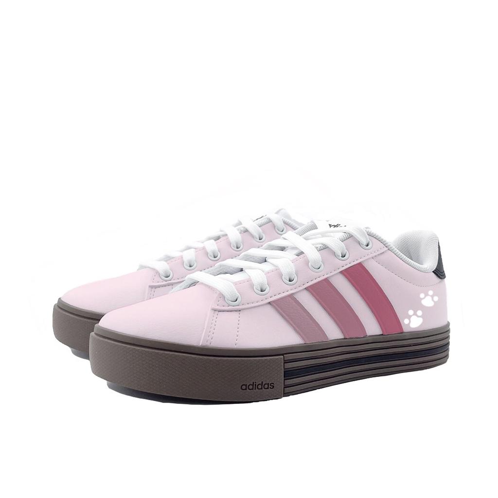 adidas Daily 4.0 Skateboard Shoes Unisex Low Top Pink JR0077(Team641-)