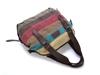 Patchwork Rainbow Shoulder Bag Canvas Totes Striped Womens Handbag Fashi Female Casual Crossbody Bag Sac A Main