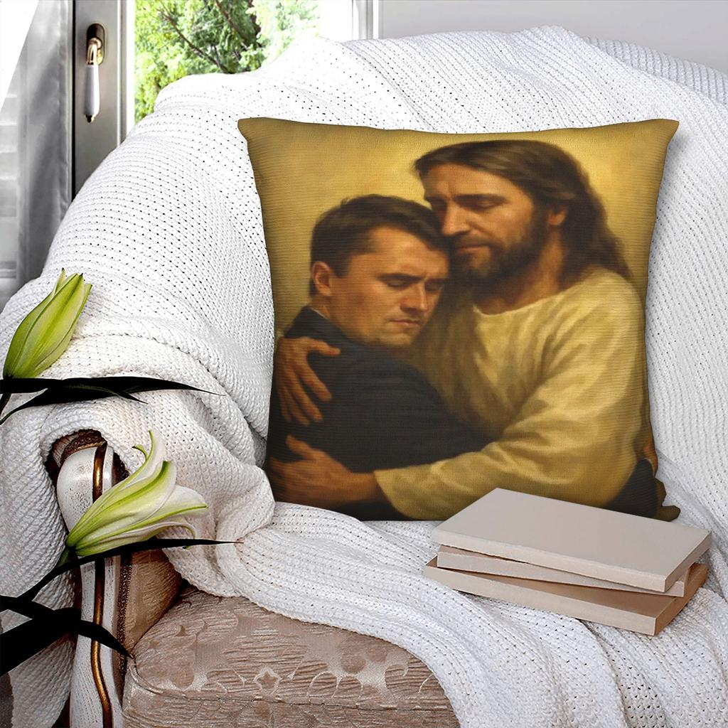 New Style Home Charlie Kirk Angelic AdvocateDecorations Pillowcase Merch Pillow Cover Square Multi Size