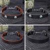 Cowhide Dog Collar Slim Dog Neck Collar Cowhide Dog Neck Collar Gree Whibit Rabit Neck Collar Neck Collar