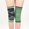 Sports Compression Strap Knee Pads Short Nylon Knit Breathable Wormwood Knee Guards for Cycling