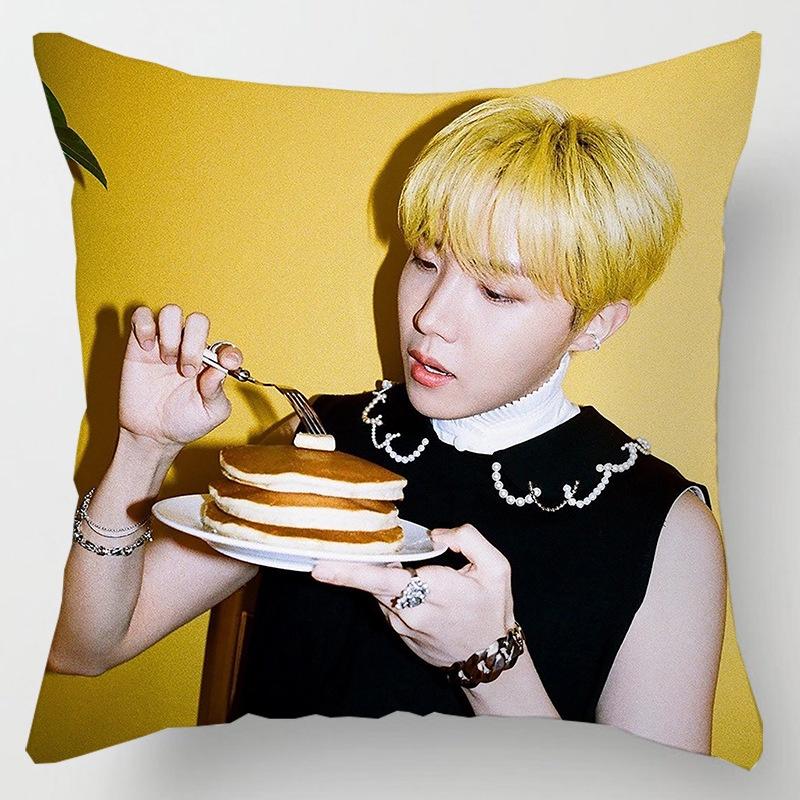 Bts Bangtan Boys Cushion Cover Decorative Soft Pillow Case Sofa Car Cover Throw