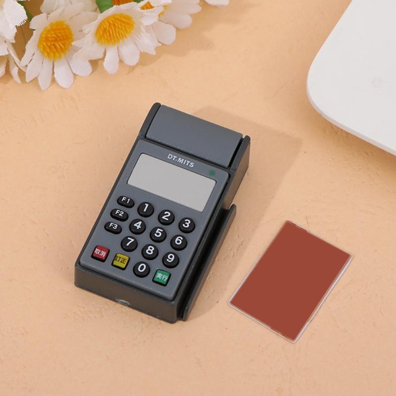 Educational Miniature Supermarket Scene With ABS POS Device For 1/12 Dollhouses Creative Play And Display
