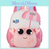 Capacity Kids Large Backpack With Cartoon Crab And Umbrella Decoration For Daily