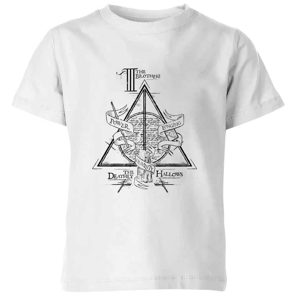 Harry Potter Three Dragons White Kids  T-Shirt - White - 3-4 Years 100