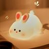 Cute Bunny Night Lights Party Decoration Rabbit Panda Light Table Lamp Photo Props Desk Figurine Bedside Lighting Kids Gifts