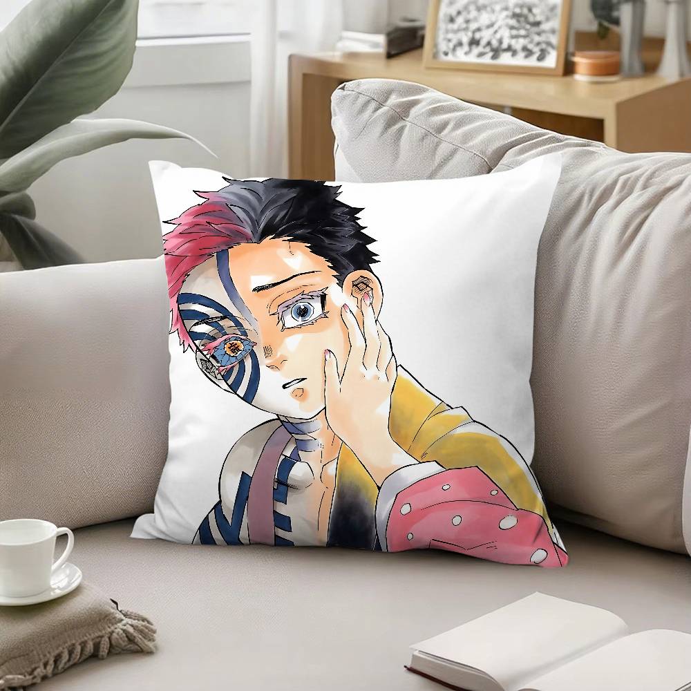 Anime A-akaza Pillow Case Cushion Cover Soft Cute Throw Pillow Case For Car Sofa Pillowcase Polyester With Zipper
