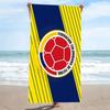 Futbol Colombiano Print Beach Towel, Large Soft Quick Dry Towel for Beach Camping Swimming