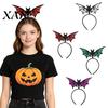 Witch Costume Accessories Halloween Bat Headband, Felt Glitter Hairband Photo Booth Props for Costume, Festival Masquerade Party Prop Headband Adults