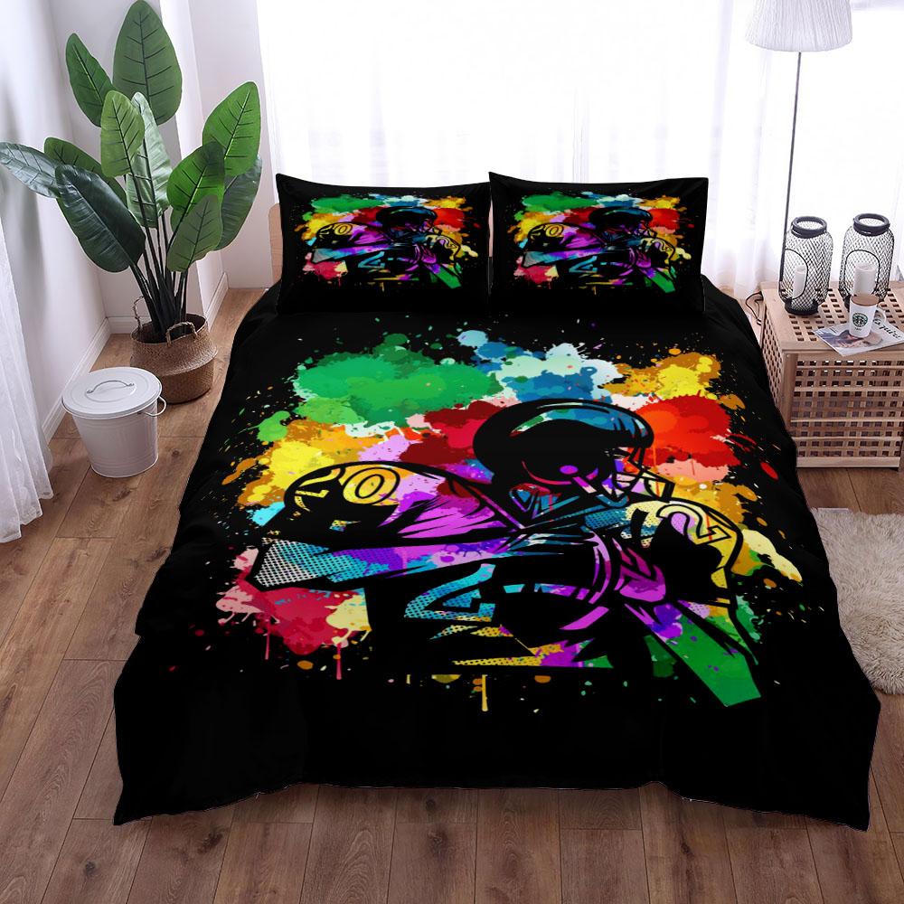 Národní Ragby Vodní Umění Povlečení Set King Queen Double Full Twin Single Velikost Set Ložního Prádla