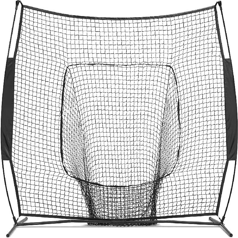WEZHO 7x7ft Baseball & Softball Hitting Net Kit