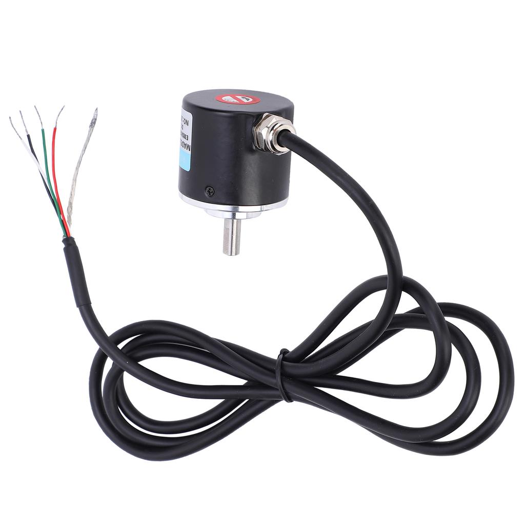 Koder 5?Enkoder inkrementalny 24V DC AB 2-fazowy z wałem pełnym do automatyzacji biura