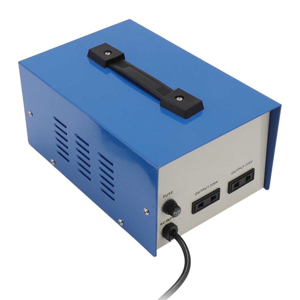 Spannungsregler 2000W 1 Ein- und Ausgang Einphasig Automatischer Spannungsstabilisator mit 2 Steckdosen
