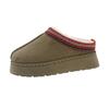 2025 autumn and winter new large size European and American thick-soled snow boots heightened and velvet warm outer wear women