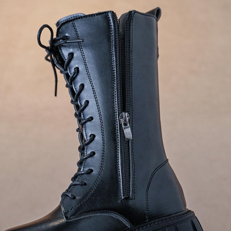 Girls' Boots Autumn/Winter British Style Children's Martin Boots Middle aged Princess Boots Girls' Tall Boots