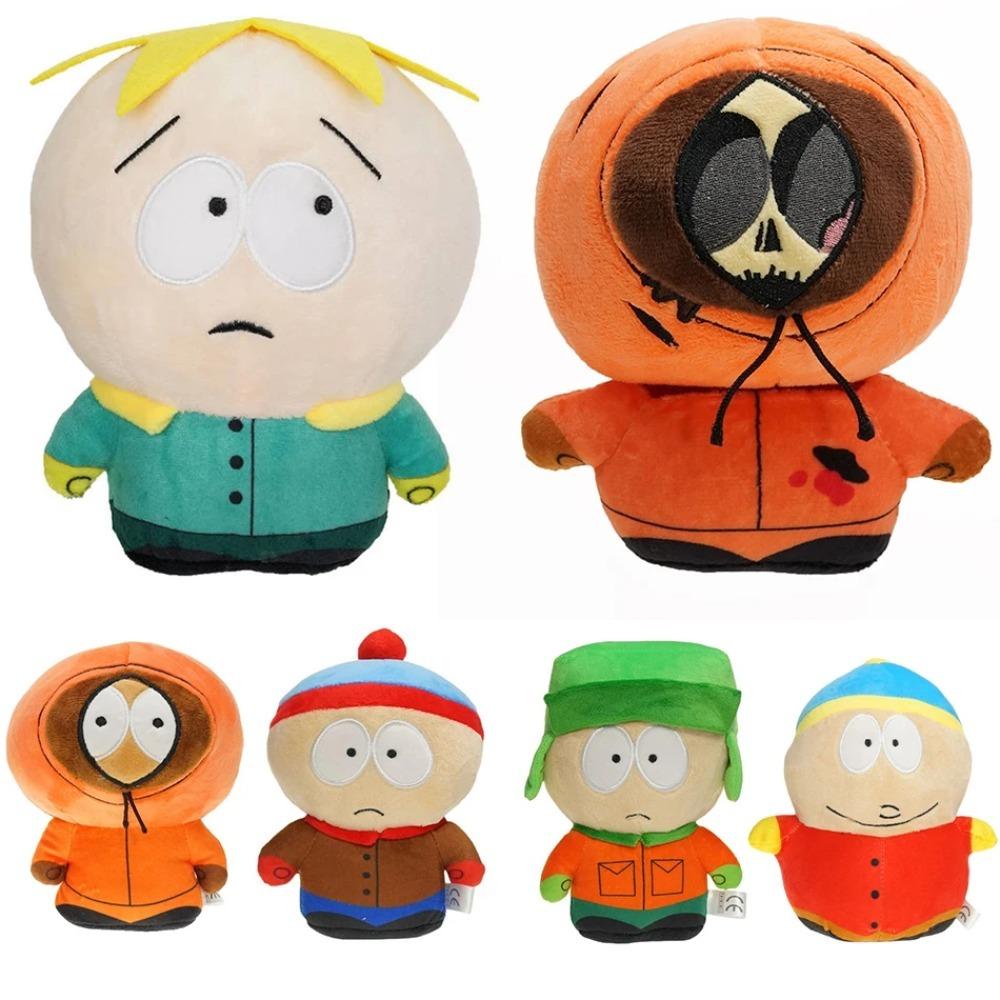 2025 Anime Cartoon South Park Character Cartman Stan Butters Plush Doll Boy Kid Stuffed Toy For Children Christmas Gifts Pillow