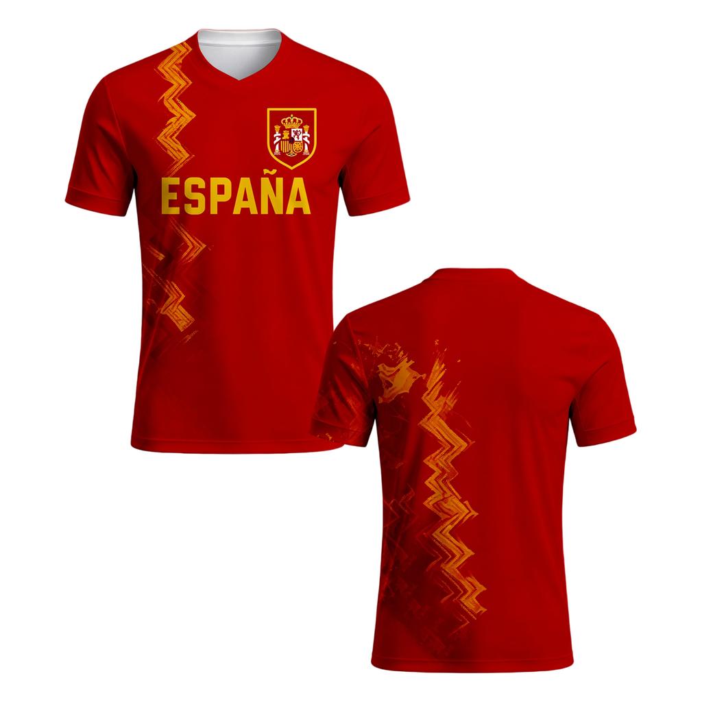 Men V Neck Short Sleeve Football Print Shirt Casual Loose Fit Summer Top with Graphic Pattern for Everyday Wear
