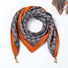 Idyllic small fresh women's imitation silk square scarf silk scarf temperament versatile scarf shawl heat