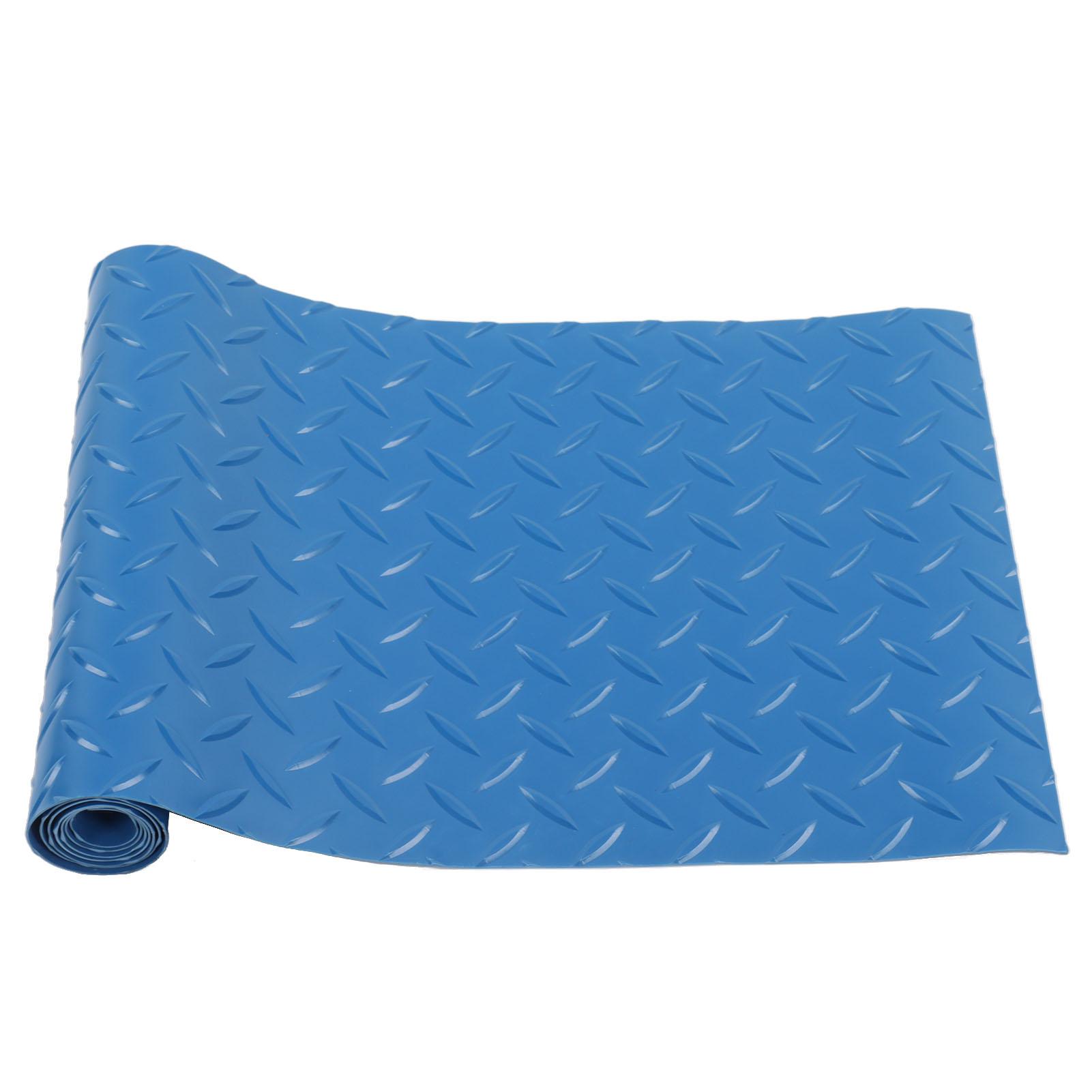 Konnwei Unisex Kids Blue Swimming Pool Protective Ladder Mat Non Slip Replacement Ladder Rubber Pad For Pools Herringbone