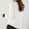 Fashion Chiffon Blouse Women Elegant Long Sleeve Womens Shirts Red White Female Clothing High Quality Tops Blusas 25417
