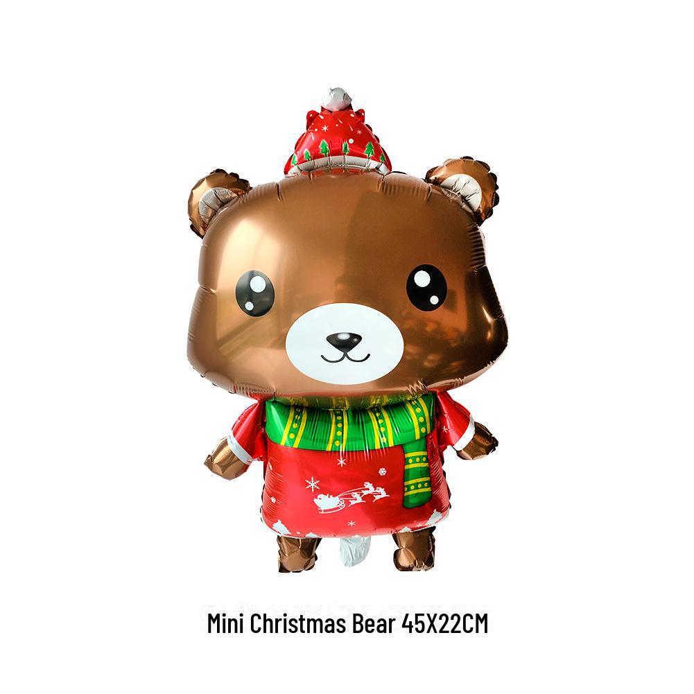 Christmas Tree Snowflake Aluminum Film Balloons for Party Decoration