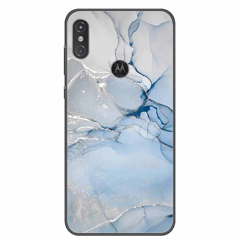 

For Moto One Vision Case Luxury Silicone TPU Soft Cover Phone Cover Для Motorola Moto One Action Macro Протиударний мармуровий чохол Moto One Macro