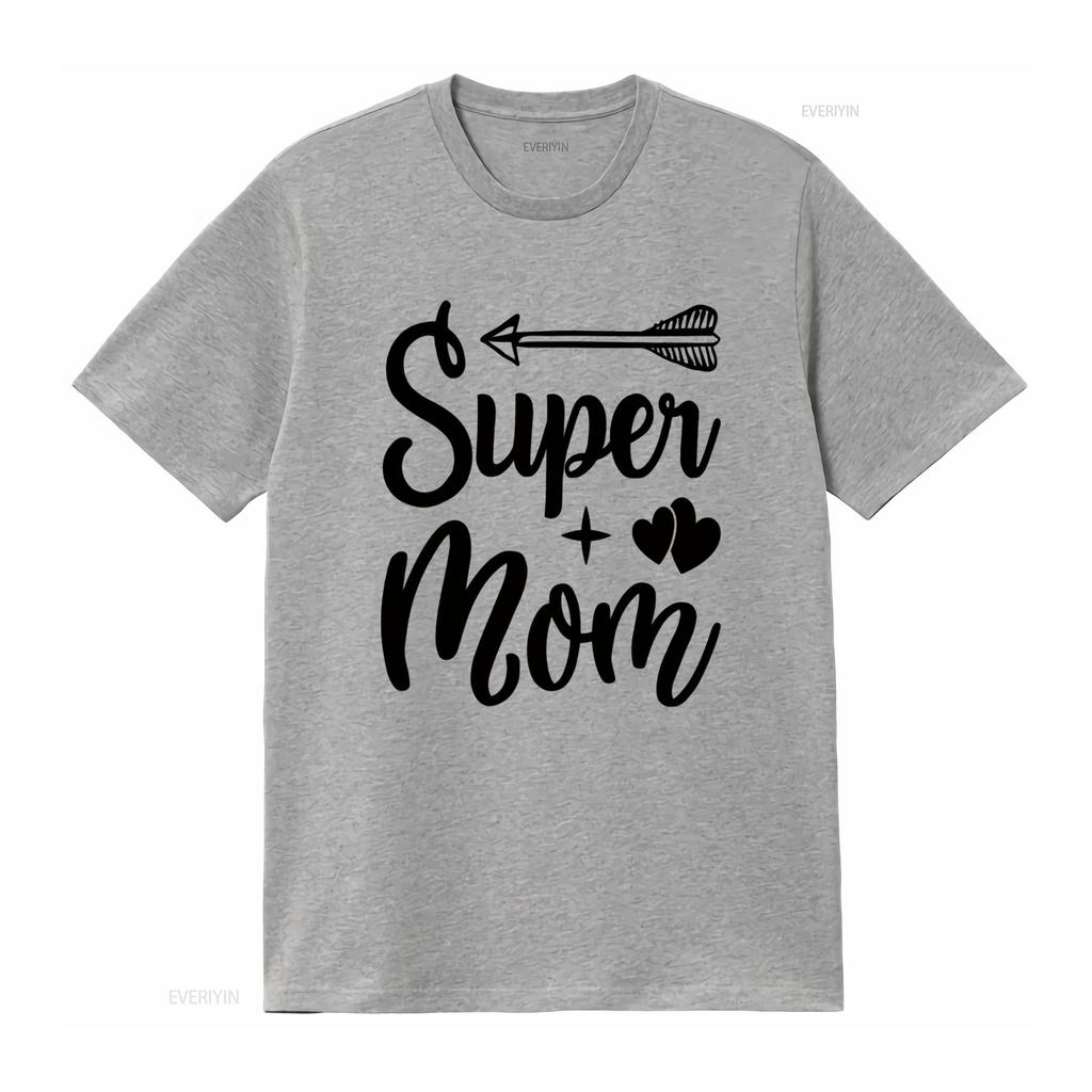 Womens Super Mom Hero Mother Family T Shirt Black 2XL Vintage Washed Soft Fashion Comfortable Graphic Casual Stylish Slightly