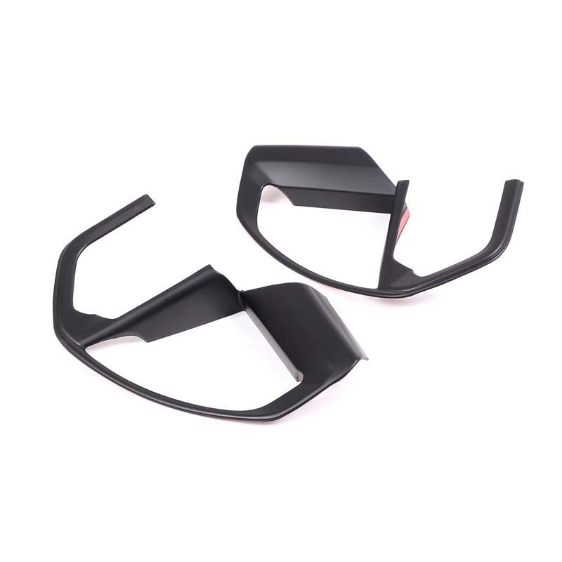 For Toyota Tundra 22-23 For Toyota Sequoia 22- ABS Carbon Fiber Car Steering Wheel Frame Cover Trim Stickers Car Accessories