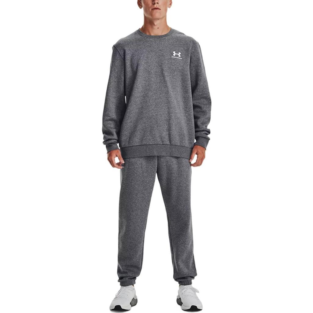 Under Armour Icon Fleece Crew Sweatshirt 'Pitch Grey Medium Heather' Men's 1374250-012
