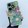 For itel S23 Plus Phone Case S681LN Cover Fashion Simplicity Oil Painting Floral Soft Liquid Silicone Shell For itel S23+ Fundas