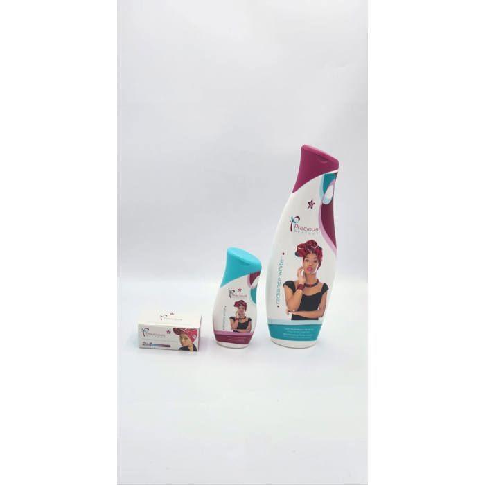 PRECIOUS PERFECT BEAUTY HUILE. LOTION et CRÈME VISSAGE. CLARIFIANT. Teint Éclatant . FPS CCHARLOTTE FASHION