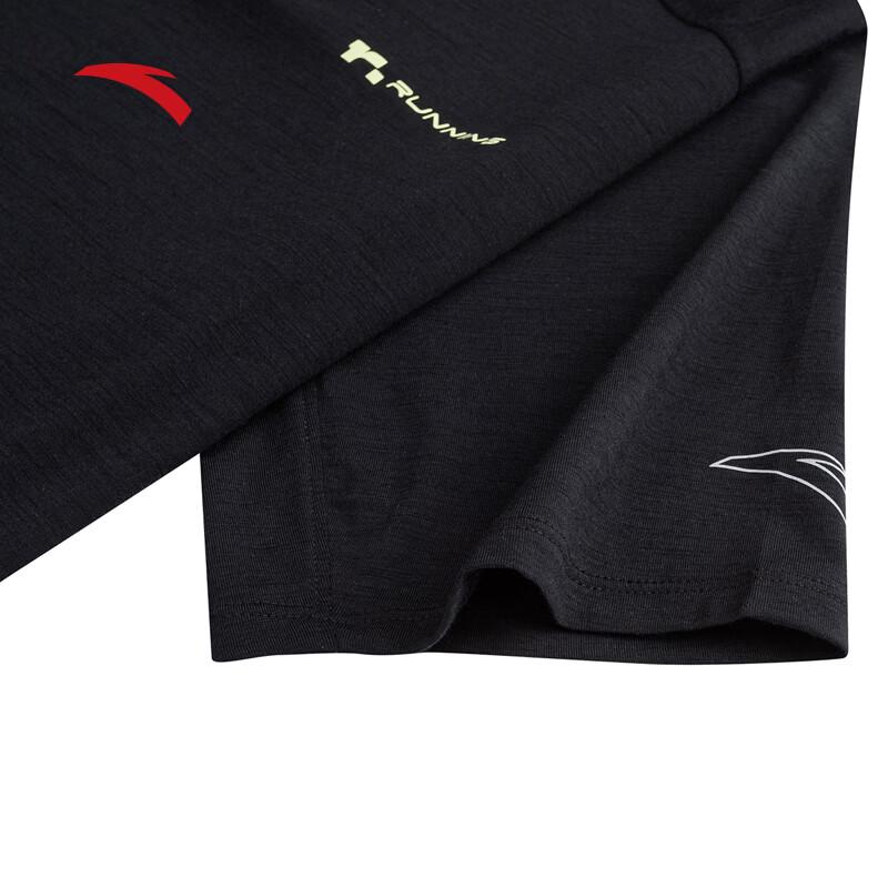 Anta Men's C100 Merino Wool Zero-Pressure Quick-Dry Running T-Shirt
