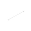 [Zero Stress of Falling] HEIAN SHINDO Tension Rod 55 Extreme Fit, Built-in Resin Screw, Strong Crimping, Slim Type, Matte White, Width 55-80cm, Load