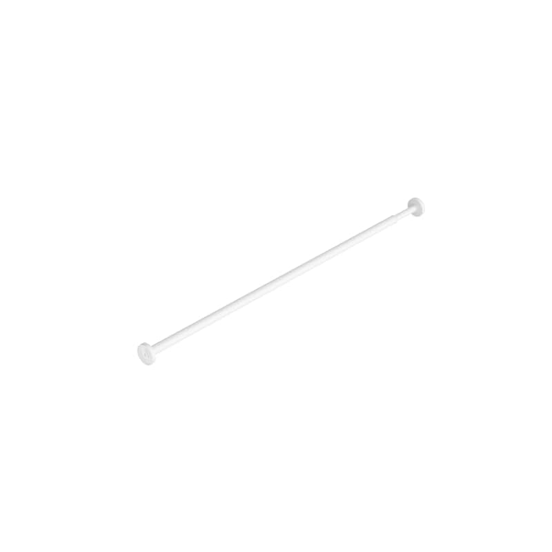 [Zero Stress of Falling] HEIAN SHINDO Tension Rod 55 Extreme Fit, Built-in Resin Screw, Strong Crimping, Slim Type, Matte White, Width 55-80cm, Load