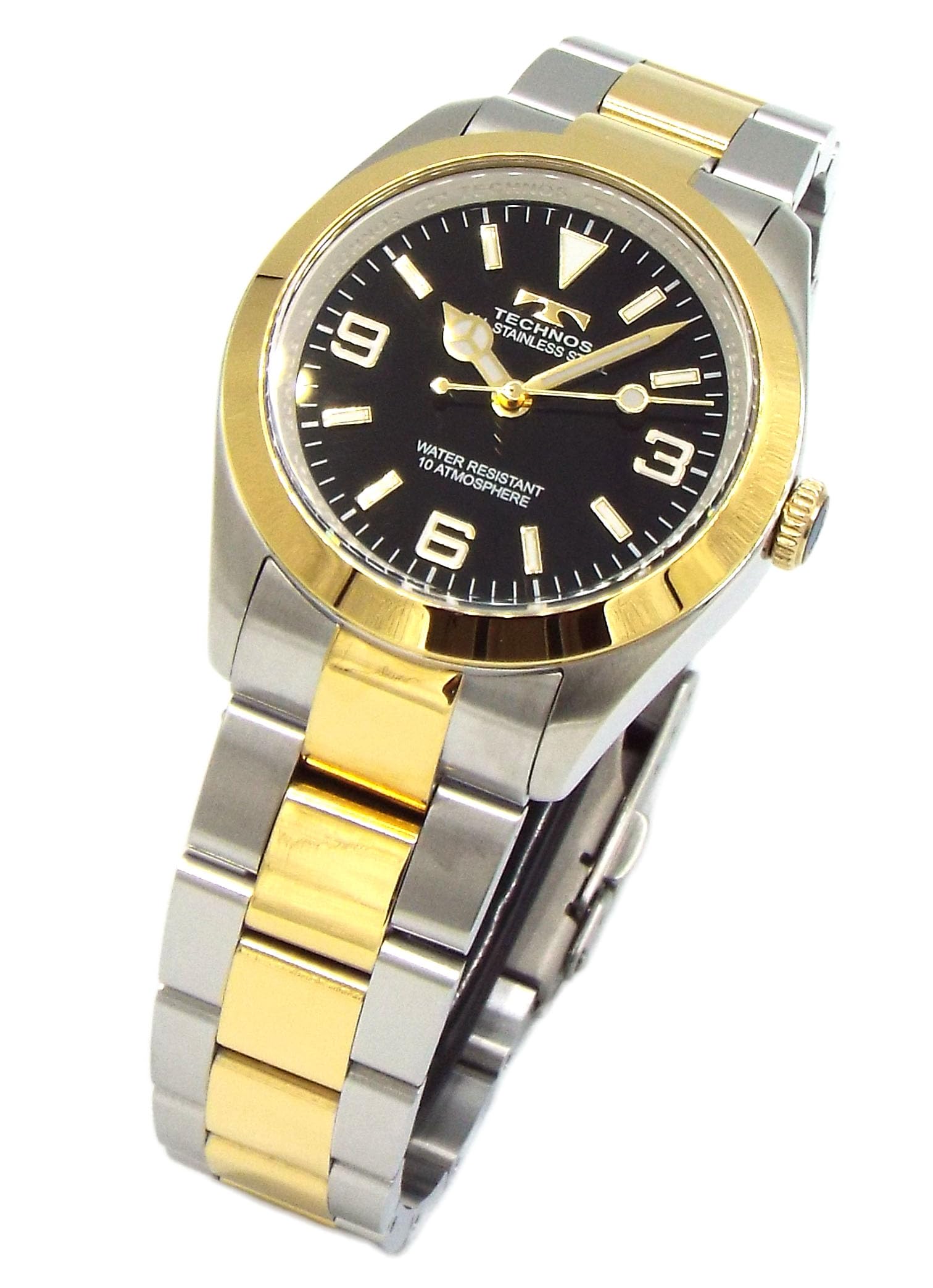 

TECHNOS watch TASM920ATB, 36mm Men s Stainless Steel Watch with 369 Indexes [Parallel Import]