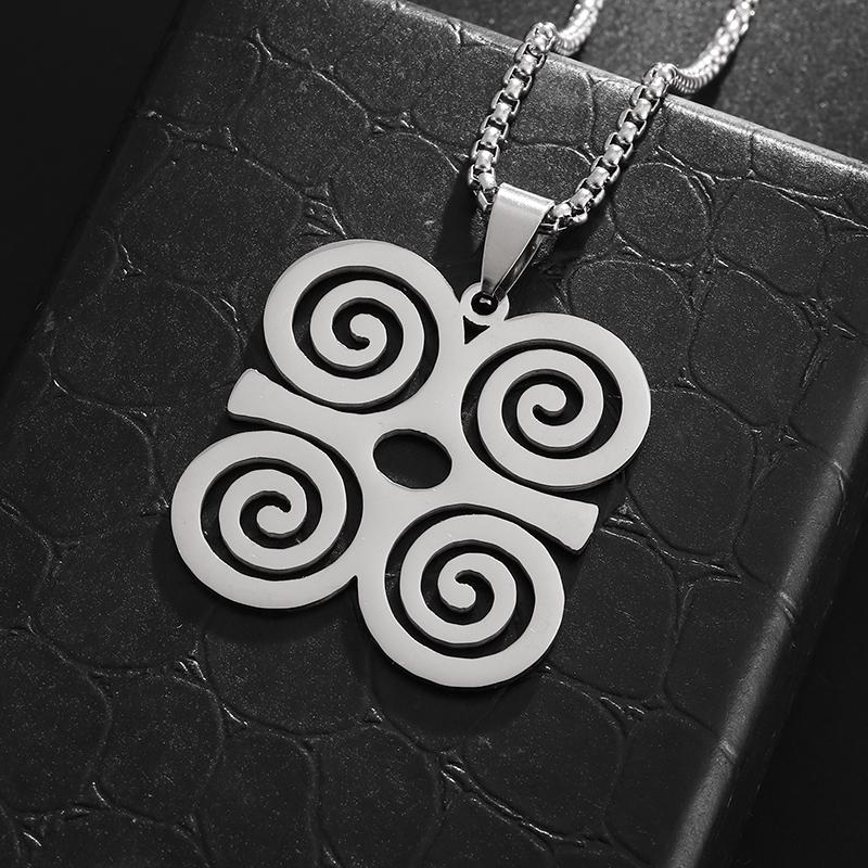 Stainless Steel Christian Eucharist Halo Grape Juice Cross Necklace Men Women Catholic Holy Spirit Church Jewelry