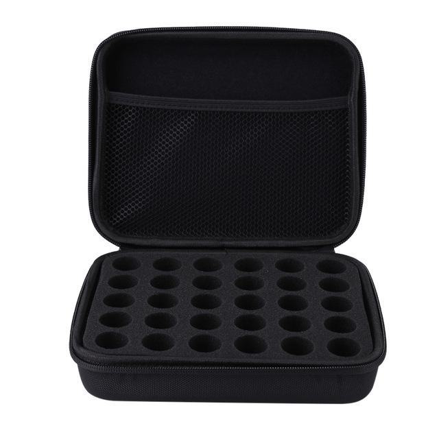 EVA Essential Oil & Nail Polish Storage Bag with 30 Compartments for 5ml & 10ml Bottles