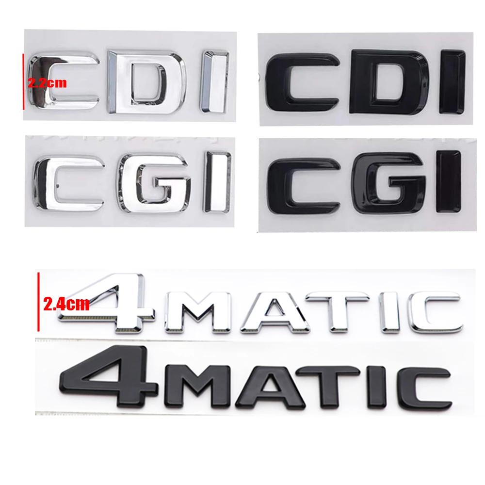 1PC 3D ABS Car Letter Logo Sticker Tail Badge Rear Trunk GJS6 Emblem For B170 B180 B200 B200d B220 B250 B250e A260 CDI CGI 4MATIC