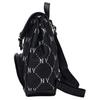 New MLB Polyester Backpack Regular Women's Black 7ABKMD45N-50BKS