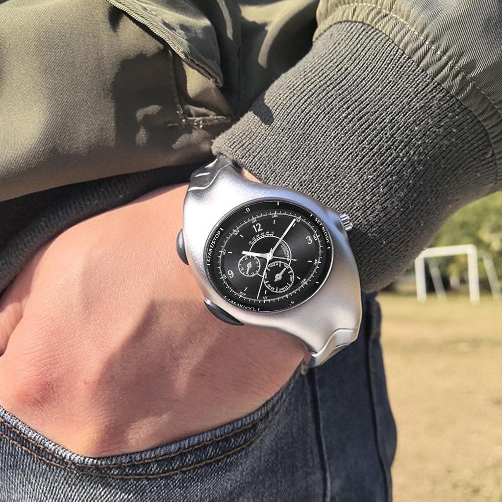 1pc Men's Watch, Unique Y2K Original Distorted Retro Quartz Watch, Suitable for Daily Wear. Ideal for Gift Giving on Valentine's