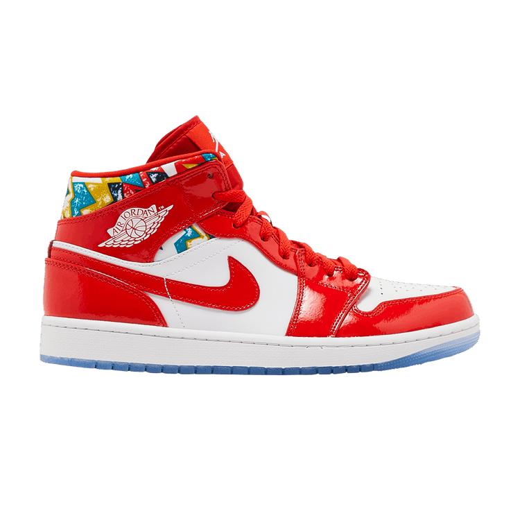 Jordan 1 Mid Barcelona Džemperis Sarkans