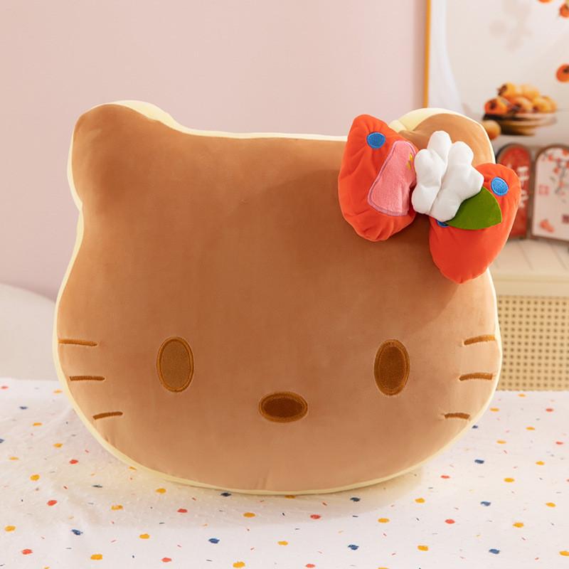 Cartoon Plush Toast Cat Pillow Suitable For Comfortable Cuddling
