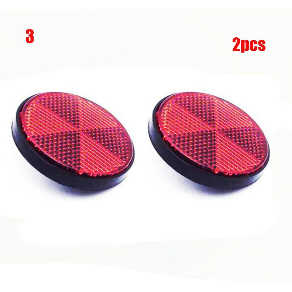 2pcs Plastic Flashing Cycling Lights Bicycle Reflect Accessories Wheel Rim Reflective Safety Warning Light Bike Spoke Reflector